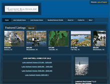 Tablet Screenshot of lakefrontrealtors.com